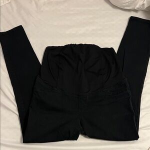 Black Maternity Jeggings - Stretch Waistband